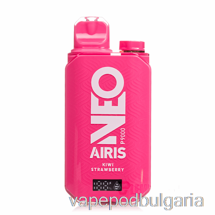 Vape 10000 Дръпки Airis Neo P9000 Disposable Kiwi Strawberry